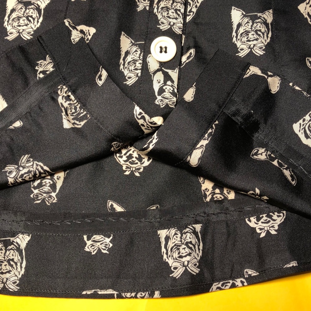 🟠 Maeve 🟠 silk puppy monogram mini dress - Picture 6 of 9